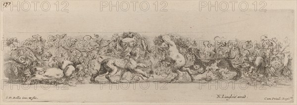 Ornamental Frieze with Grape Vine, probably 1648.