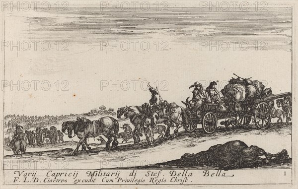 Baggage Train, c. 1641.