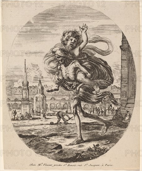 Death Carrying a Child to the Left, probably 1648.