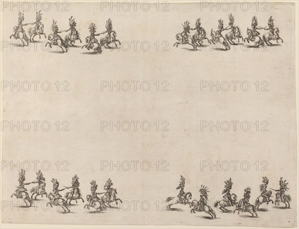 Cavaliers Fighting with Swords, 1652.