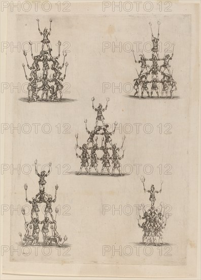 Pyramids of Jugglers, 1652.