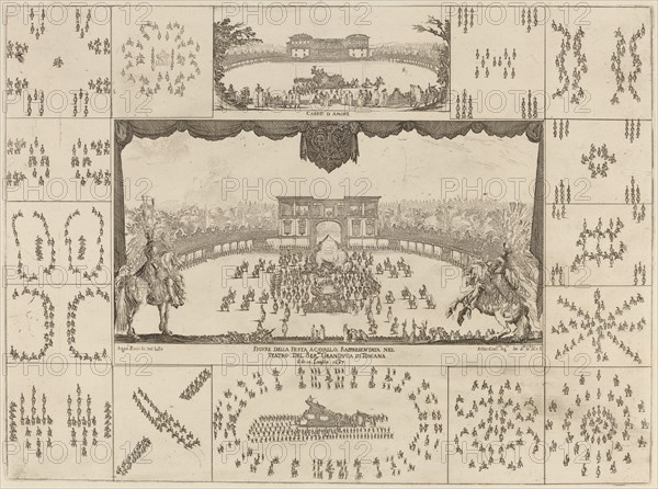 Tournament Executed in Florence for the Marriage of Grand Duke Ferdinand II, 1637.