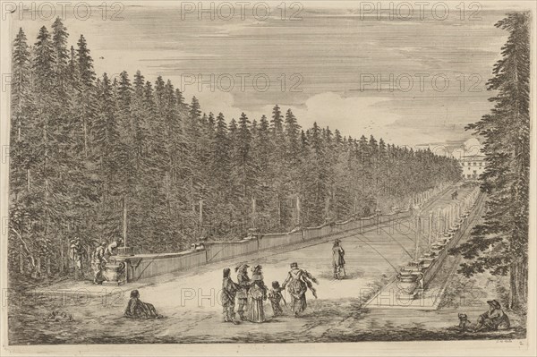 The Avenue of Fountains, probably 1653.