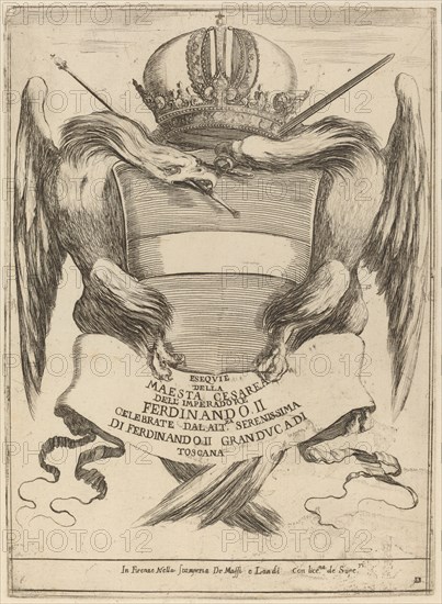 Arms with a Dedication to Grand Duke Ferdinand II.