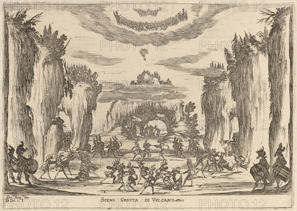 Scena Grotto d'Vulcano, 1637.