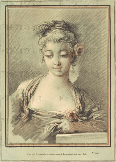 Young Woman with a Rose, c. 1776.