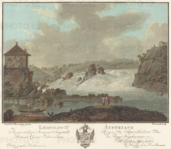 Falls of Schaffhausen, c. 1784.