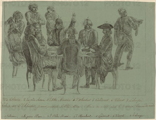 The Philosophers' Meal, after 1772. Creator: Unknown.