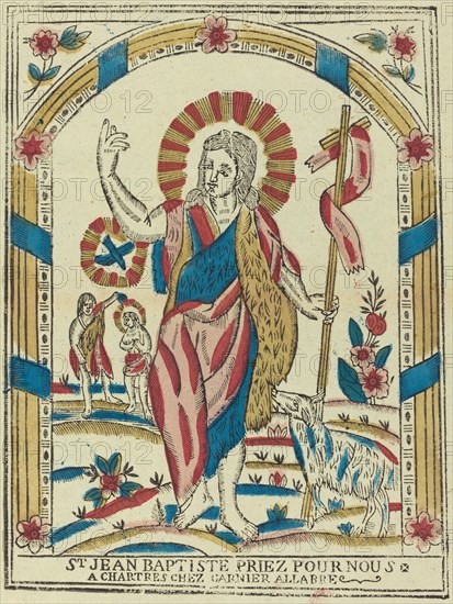 Saint John the Baptist Pray for Us, c. 1820.