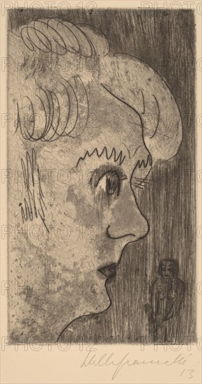 Head in Profile, 1923.