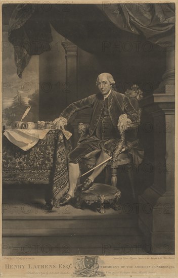 Henry Laurens, 1782.