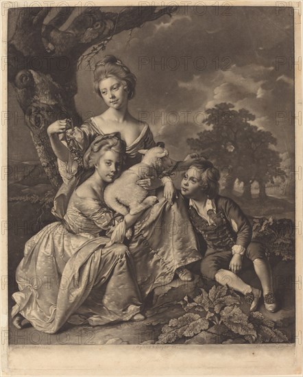 The Wright Family (The Bradshaw Children), 1769.