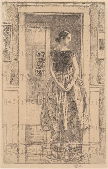 Girl in a Modern Gown, 1922.