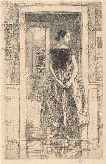 Girl in a Modern Gown, 1922.