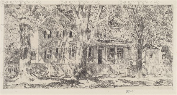 House on the Main Street, Easthampton, 1922.