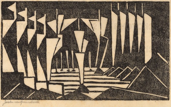 Stylized Sailboats, 1915.