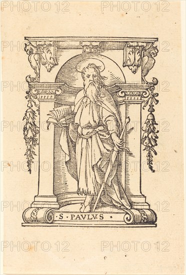 Saint Paul with Book and Sword.