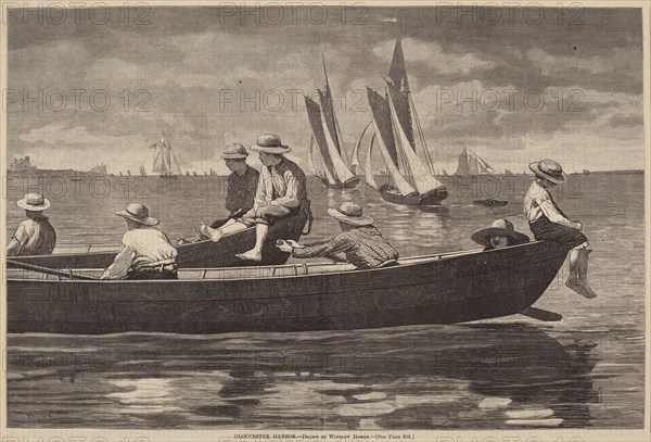 Gloucester Harbor, published 1873.