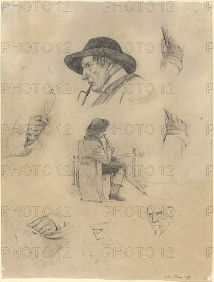 Sheet of Sketches, 1877.