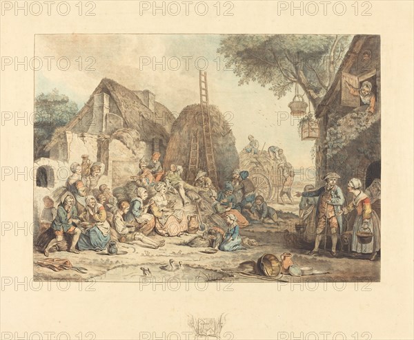The Harvesters' Lunch, 1774.
