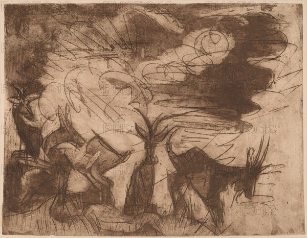 Goats and Clouds, 1919.