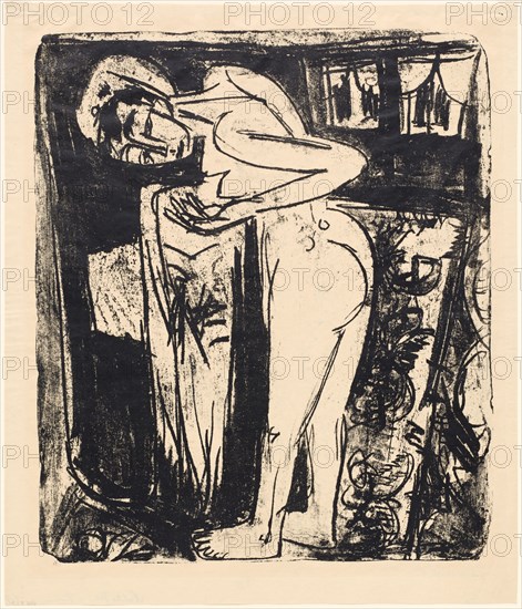 Standing Nude in a Room, 1921.