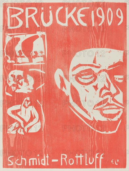 Cover of the Fourth Yearbook of the Artist Group the Brucke, 1909.