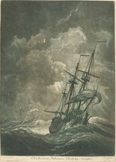 Shipping Scene from the Collection of John Chicheley, 1720s.