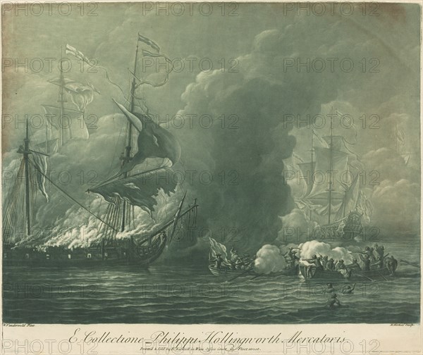 Shipping Scene from the Collection of Philip Hollingworth, 1720s.