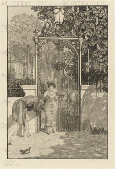 At the Gate (Am Thor), 1887.
