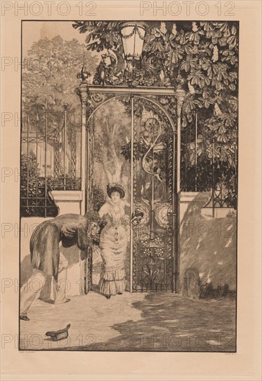 At the Gate (Am Thor), 1887.