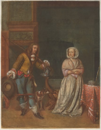 Huntsman Visiting a Lady, 1783/1786.