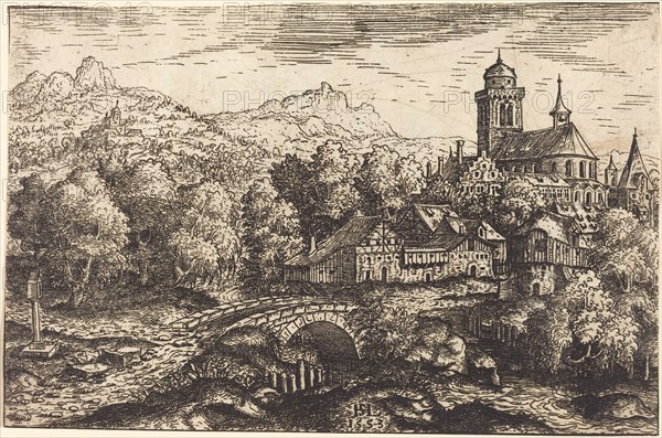 Mountainous Landscape with a Village, 1553.