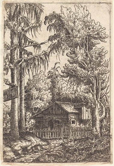 Landscape with View of a Farmer's Cottage, 1551.