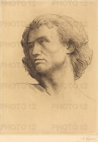 Head of a Man (Tete d'homme), 1877.