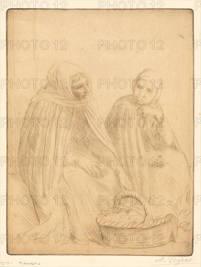 Egg-sellers, 1st plate (Les marchandes d'oeufs).