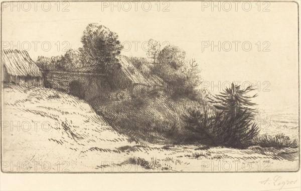 View of a Farm, 2nd plate (La ferme du Bienheureux).