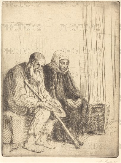 Two Beggars (Les deux mendiants).