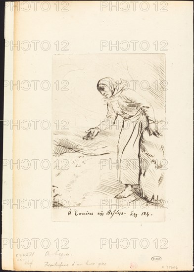 Frontispiece (The Beggar Woman of Veze).