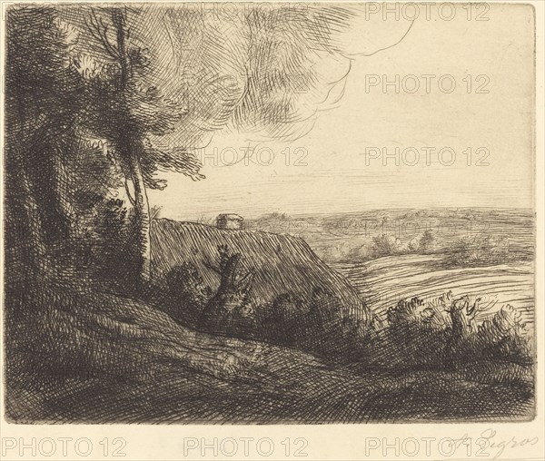 Landscape: Road to Horville (Paysage: Chemin d'Horville).