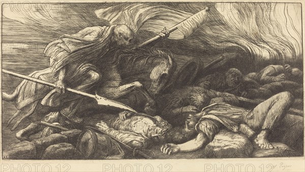 The Triumph of Death: After the Battle (Le triomphe de la mort: Apres le combat).