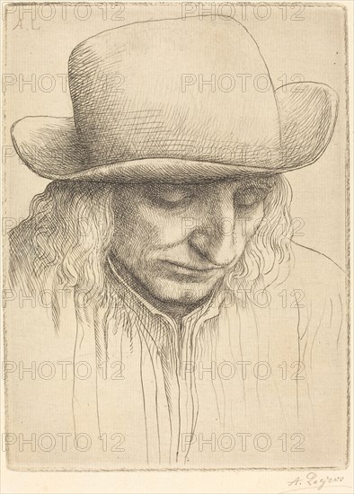 Peasant in a Round Hat (Paysan avec chapeau rond).