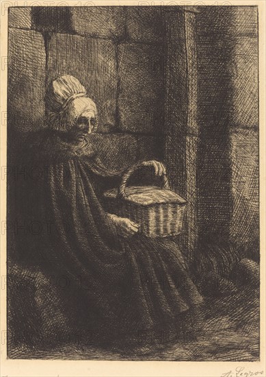 Peasant Woman of Boulogne (Paysanne des environs de Boulogne dite La femme au panier).