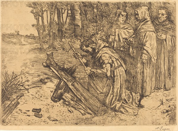 Monks Chopping Wood (Les moines bucherons).