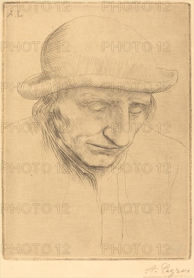 Peasant in a Round Hat (Paysan avec chapeau rond).