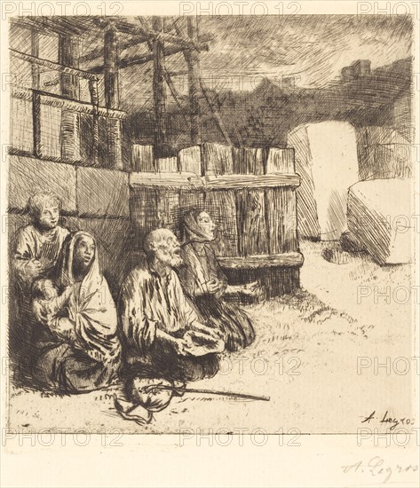 English Beggars (Les mendiants anglais), 1875.