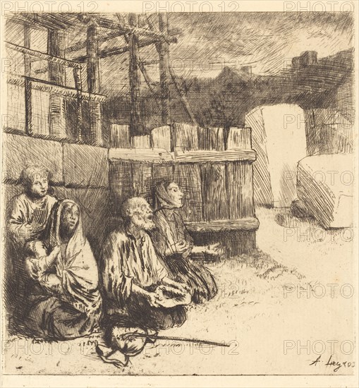 English Beggars (Les mendiants anglais), 1875.