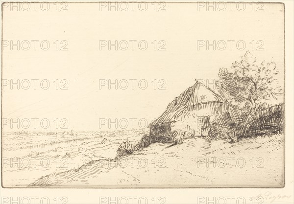 Hovel on a Hillside (Masure sur la colline).