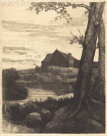 Farm with Large Tree (La ferme au grand arbre).