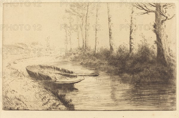 Canal Seen by Morning Light (Le canal: Effet du matin).